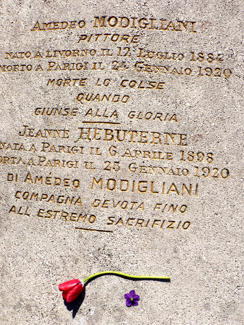 Tombe au cimetière du Père Lachaise