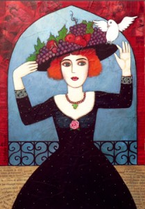 bal1 "Le grand bal des vendanges" 31 cm x 21 cm. 380€